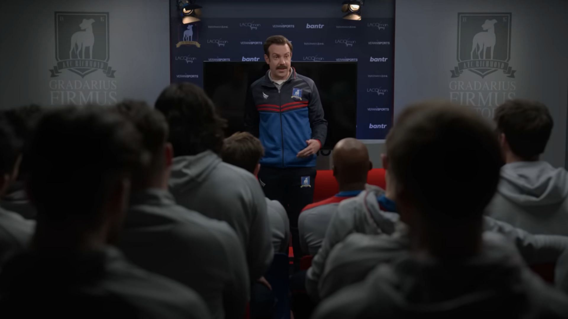 Lasso's team dynamics is a show highlight (Image via YouTube/Apple TV)